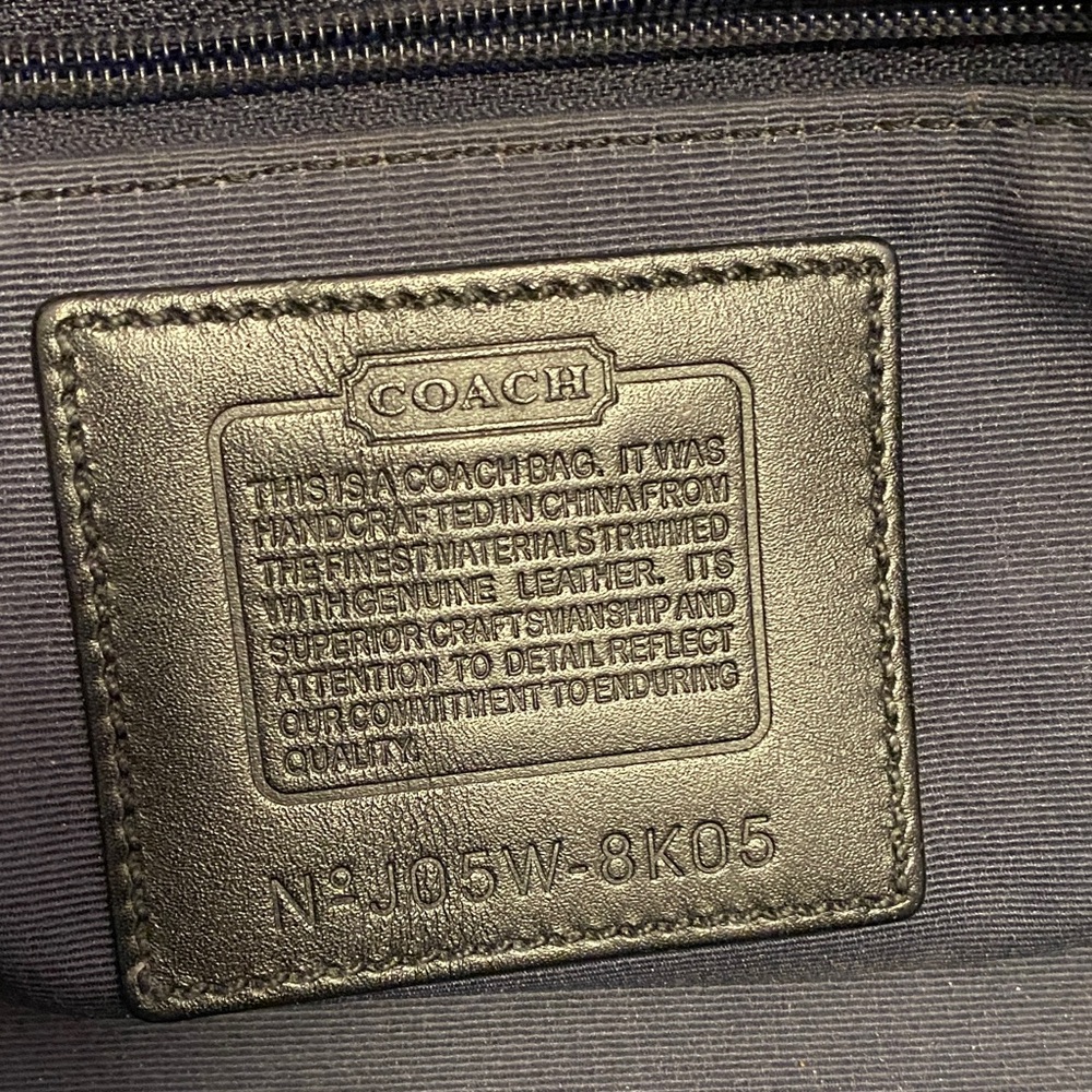 Coach Black Satchel - Picture 8 of 13
